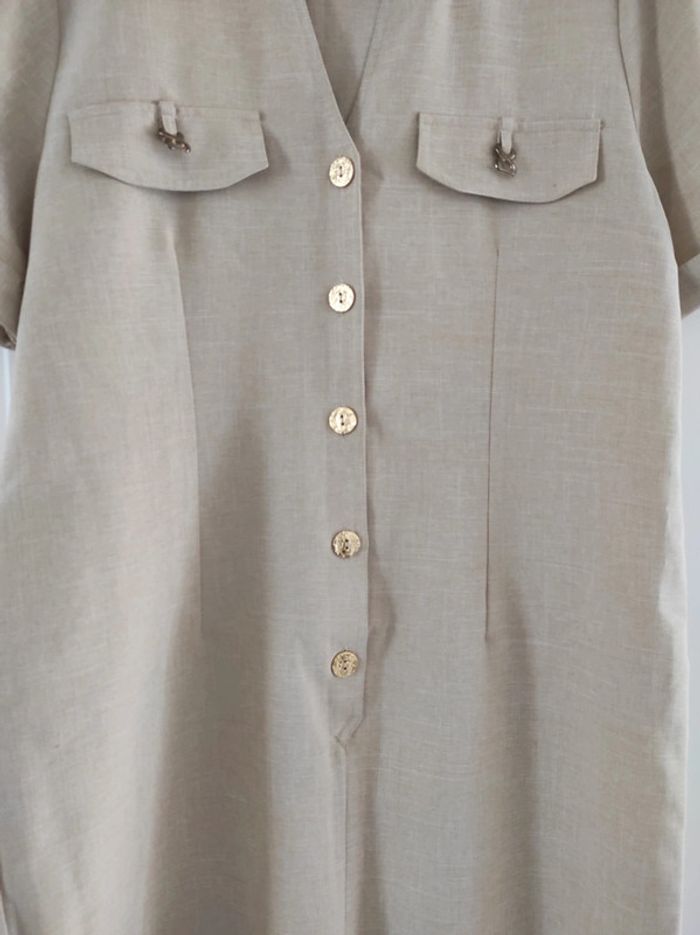 Robe Tunique beige taille 40 - photo numéro 2