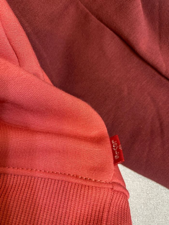 Sweat orangé/bordeaux Levi’s taille 5 ans neuf - n21m - photo numéro 5