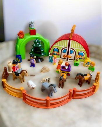 lot Playmobil 1.2.3