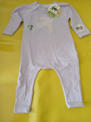 pyjamas en coton fille DIM 60 cm 3 mois 