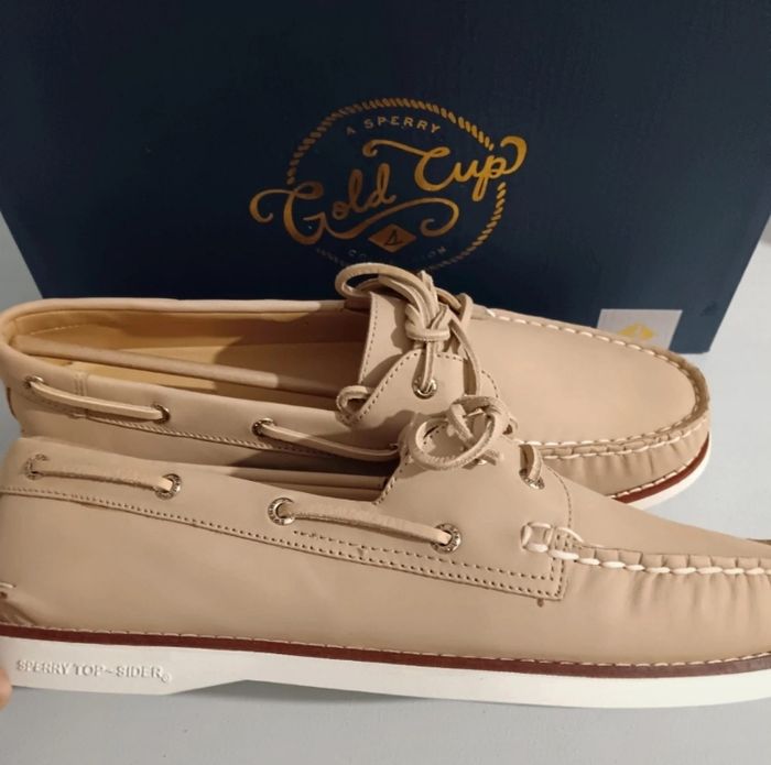 Chaussures femme bateaux Sperry Gold cup taille 43,5 En cuir - photo numéro 2