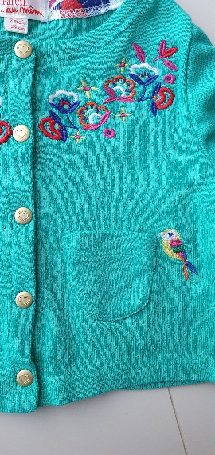 Gilet fille 3 mois - photo numéro 3