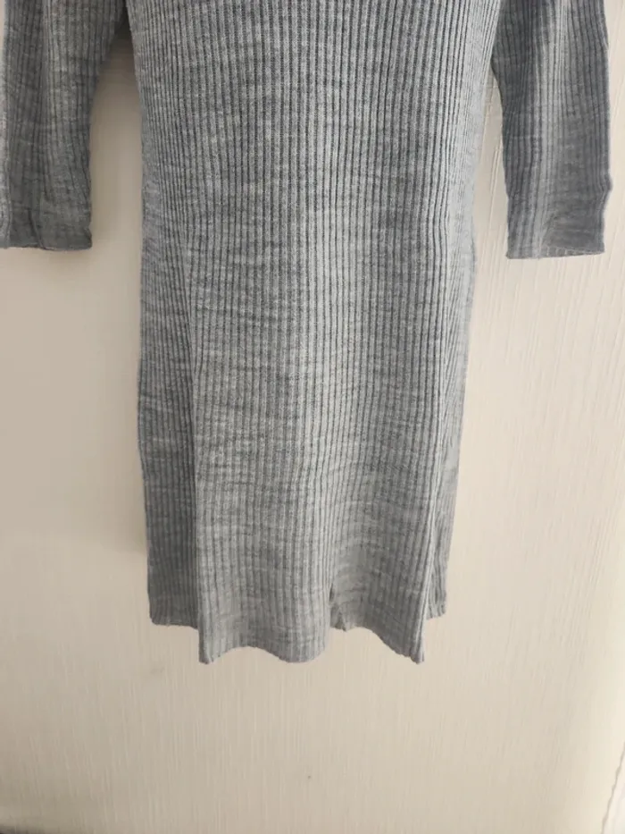Pull tunique manches 3/4 grise Miss Guided S - photo numéro 6