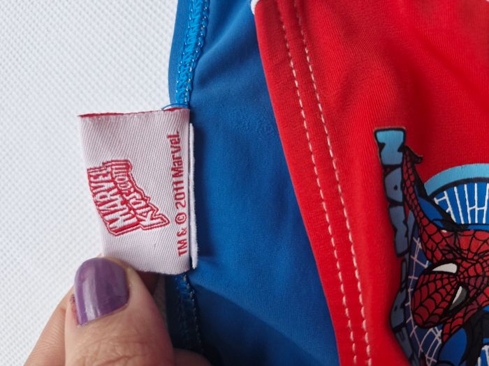 Slip de bain 3 ans Marvel Rouge et bleu SpiderMan - photo numéro 5
