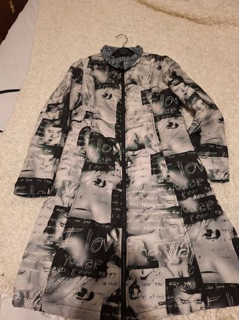 Doudoune legere desigual réversible 