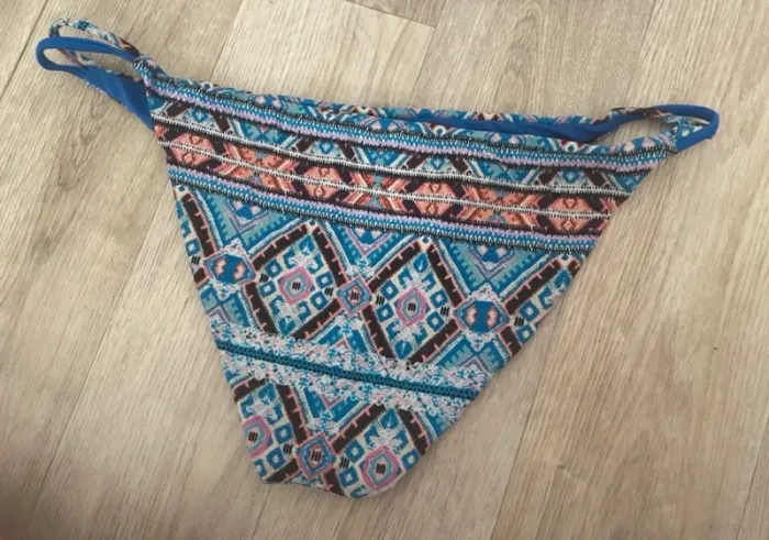 Calzedonia ensemble deux pièces maillot de bain bleu imprime femme bikini été Femme - photo numéro 4