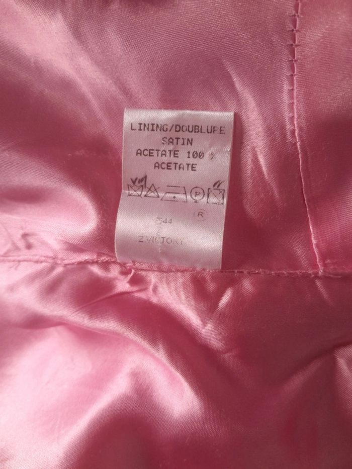 Tres beau manteau rose tara jarmon modèle mangua en laine - photo numéro 8