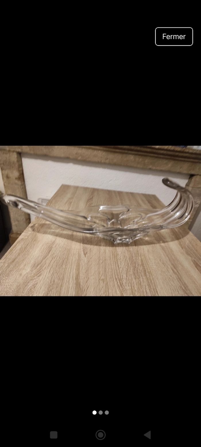 Vend corbeille en cristal - photo numéro 2