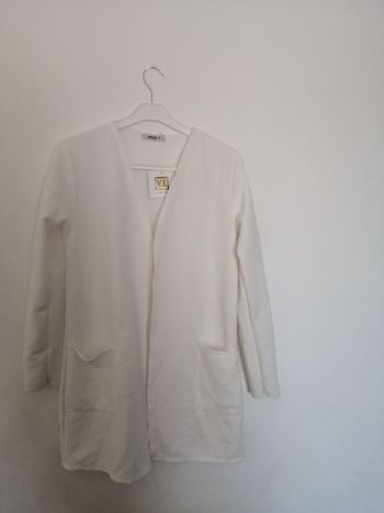 Veste Blazer longue blanc neuf taille L