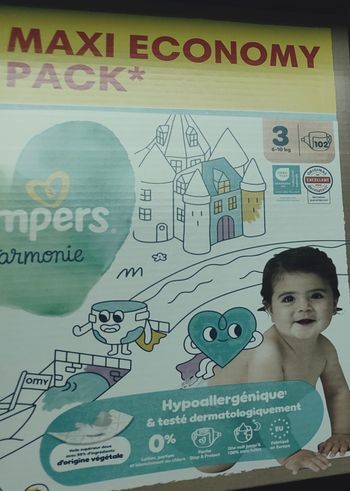Couches Pampers harmonie taille 3