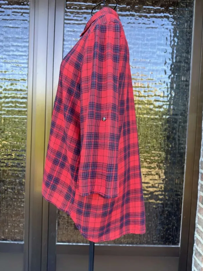 Chemise rouge à carreaux Cache Cache - photo numéro 5
