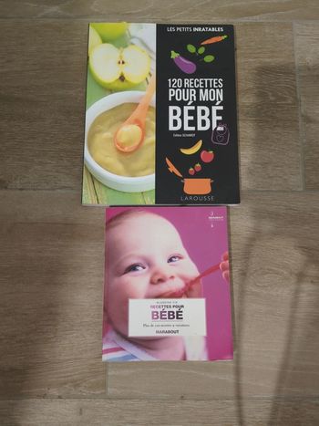 Lot livres recettes pour bébé