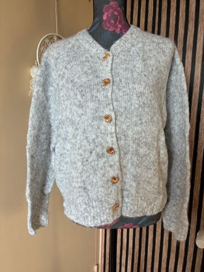 Jolie gilet gris - photo numéro 4