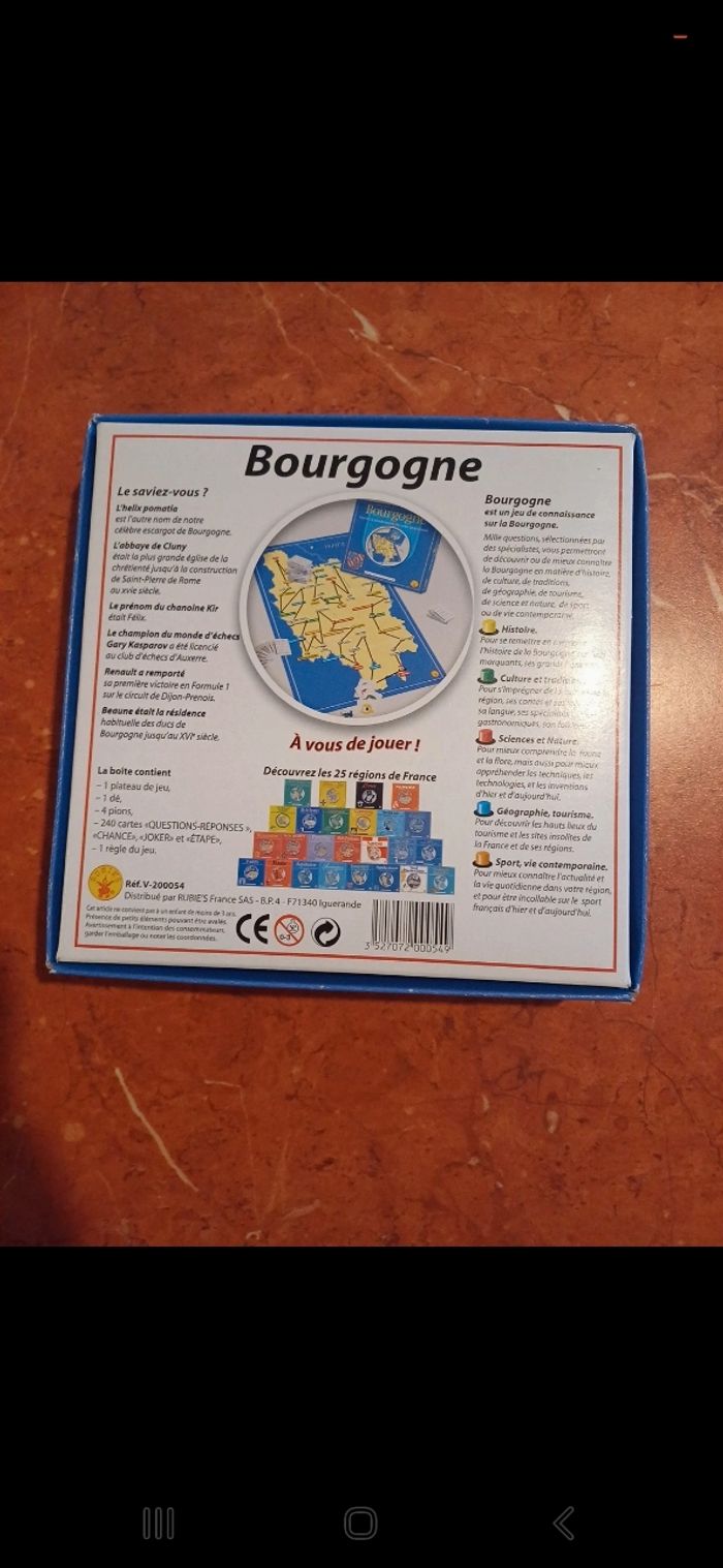 Jeu de société bourgogne - photo numéro 2