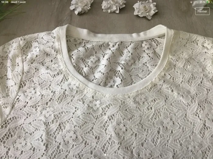 Top dentelle