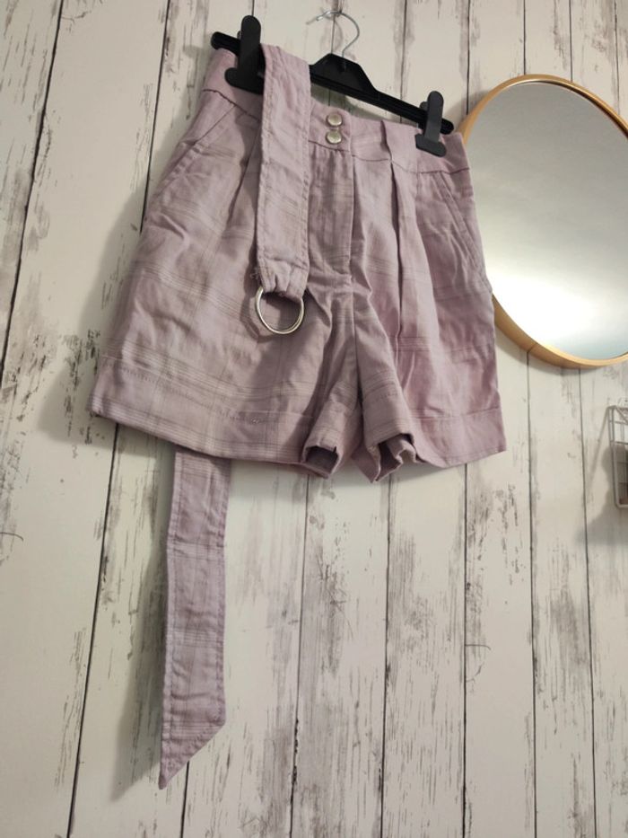 Short taille haute Bershka femme taille S - photo numéro 4