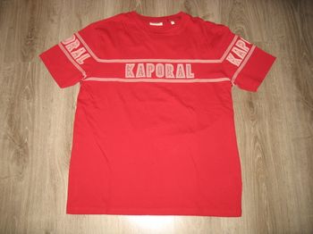 TEE SHIRT MC ROUGE "KAPORAL" - TAILLE L - n°03