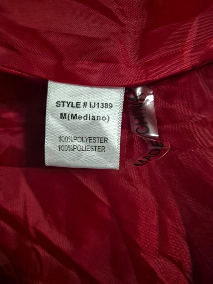 Manteau rouge femme taille M - photo numéro 11