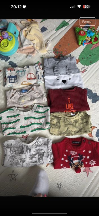 Lot de pull