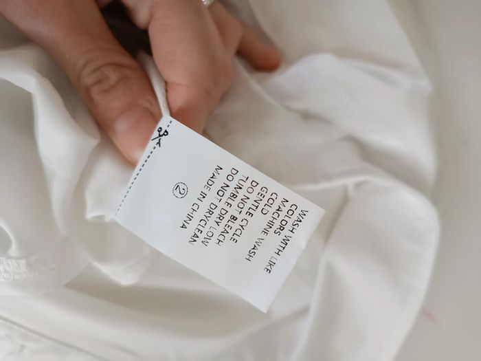 Chemise blanche unie manches longues - photo numéro 10