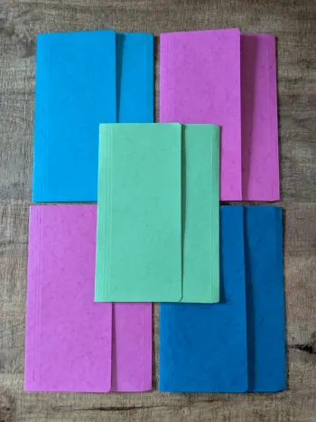 2 ou 5 Chemises pochettes A4 24x32