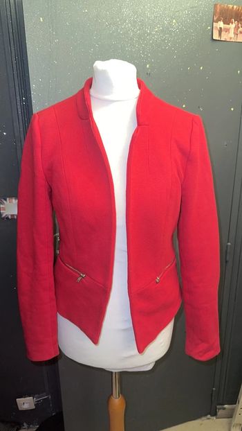 Blazer rouge Only , taille 34