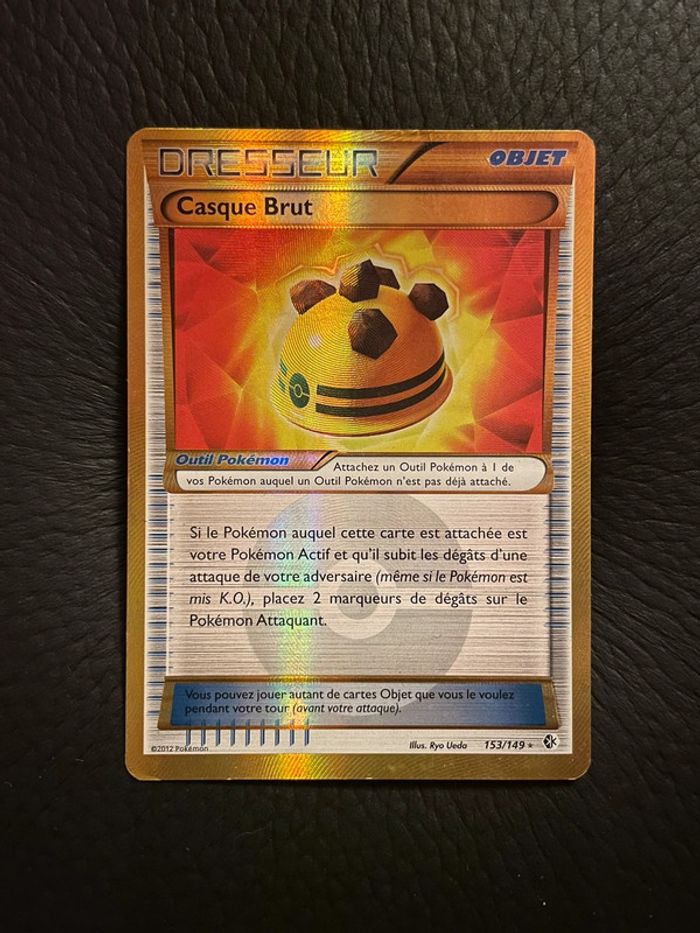 Carte Pokémon Casque Brut Frontières Franchies 153/148