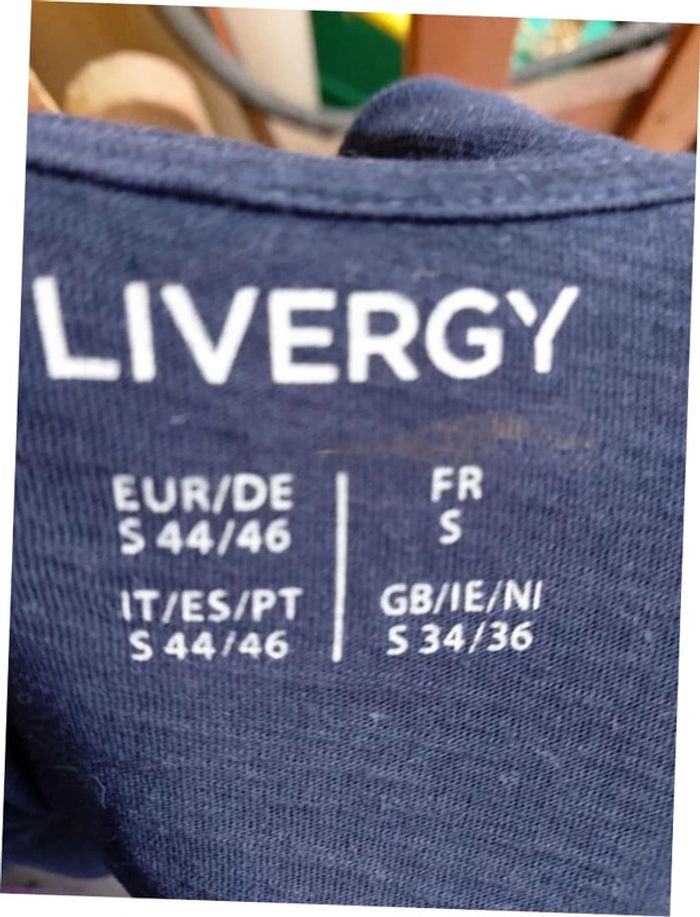 Polo bleu marine Livergy taille S - photo numéro 3