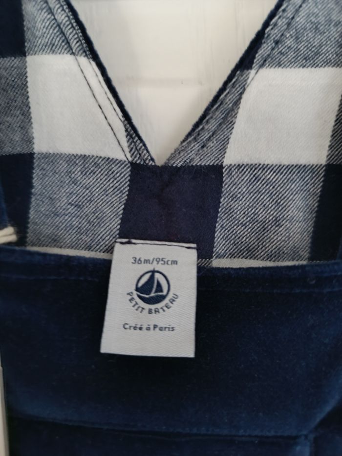 Salopette en velours 36 mois 3 ans petit bateau  neuve - photo numéro 6