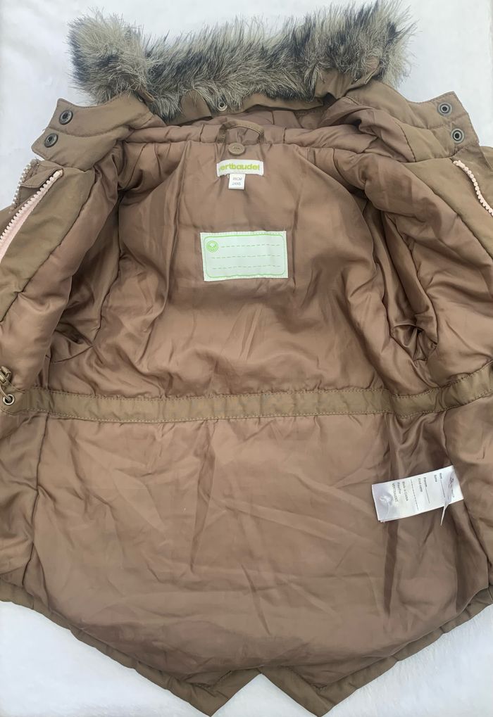 Manteau marron fille Verbaudet 2 ans - photo numéro 3