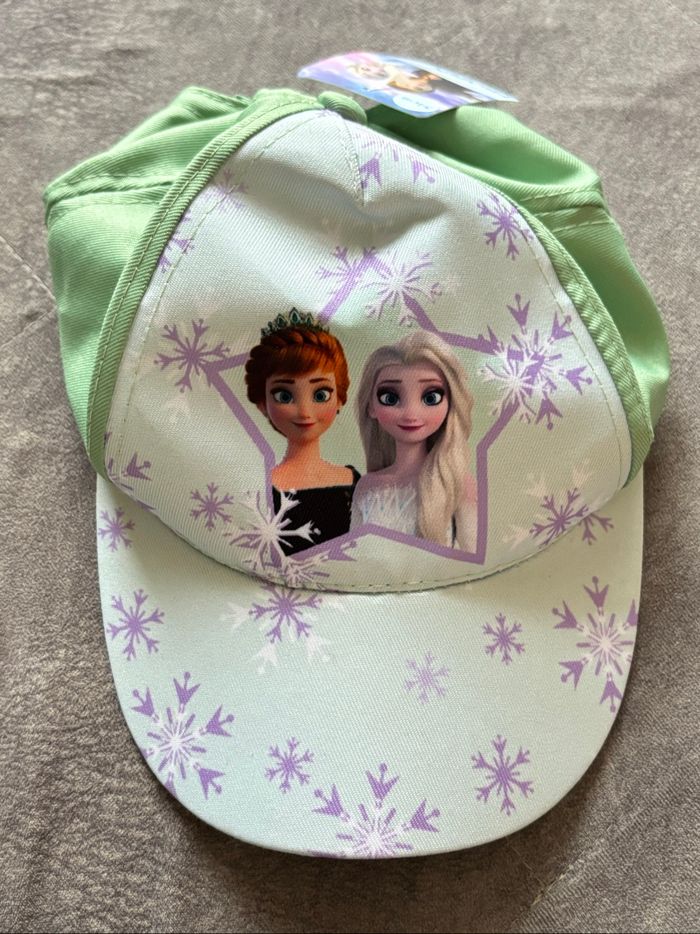 Casquette Frozen la reine des neiges taille 54 cm Disney Neuf