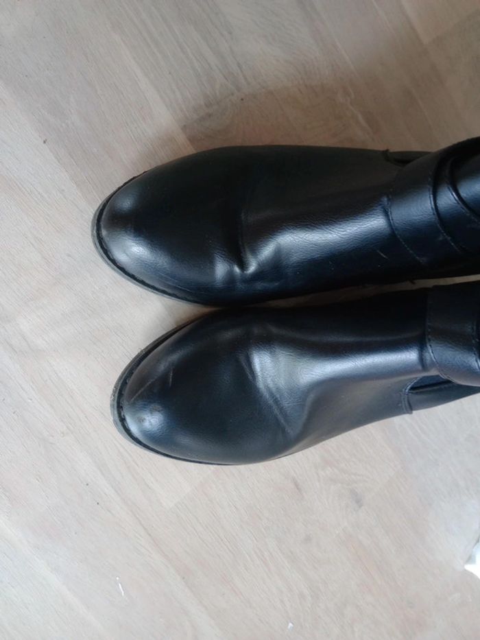 Bottines courtes femme 38 noir c79 - photo numéro 7