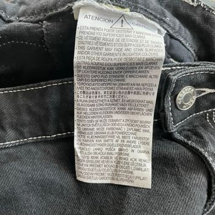 Pantalon cargo noir Bershka taille 44 coupe droite large poches latérales V061 - photo numéro 2