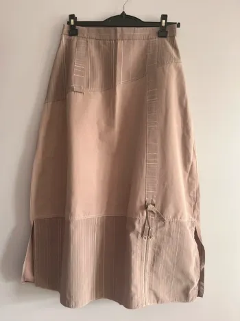 Jupe beige rose