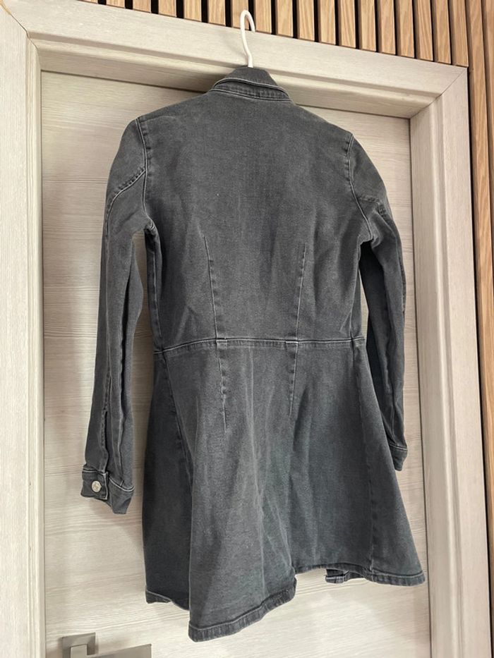 Robe en jeans noir - photo numéro 7