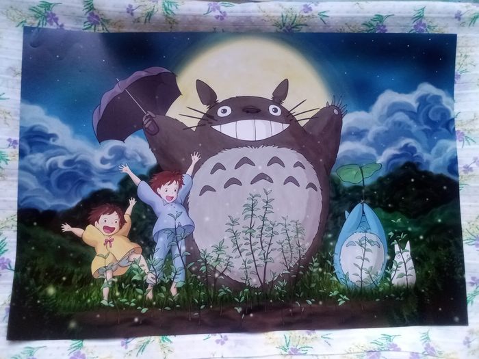 Affiche Poster Mon Voisin Totoro Studio Ghibli Miyazaki