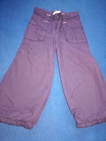 Pantalon fille 2 ans couleur violet SHINY GEMO