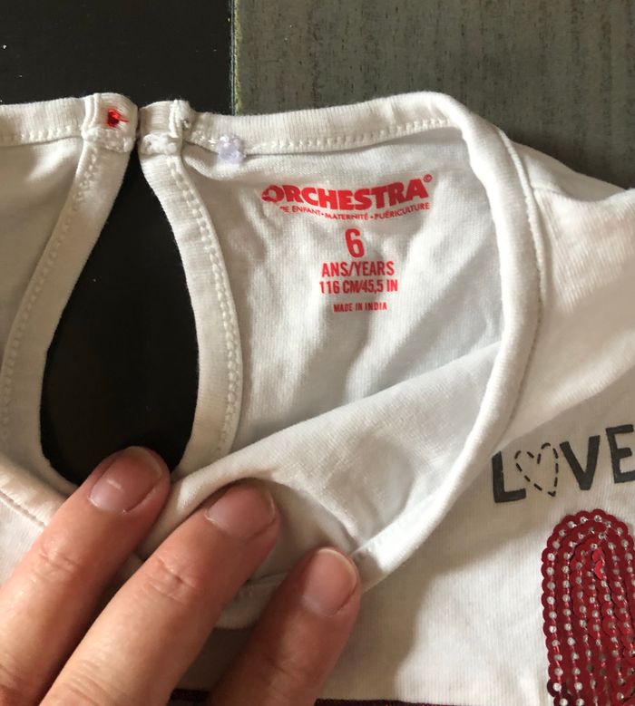 Tee-shirts fille manche longue 6 ans