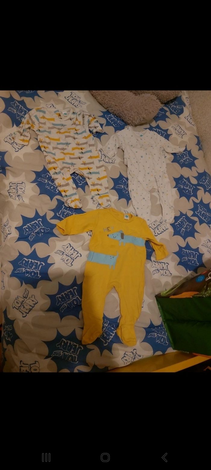 Lot de 3 dors bien bébé 1 mois