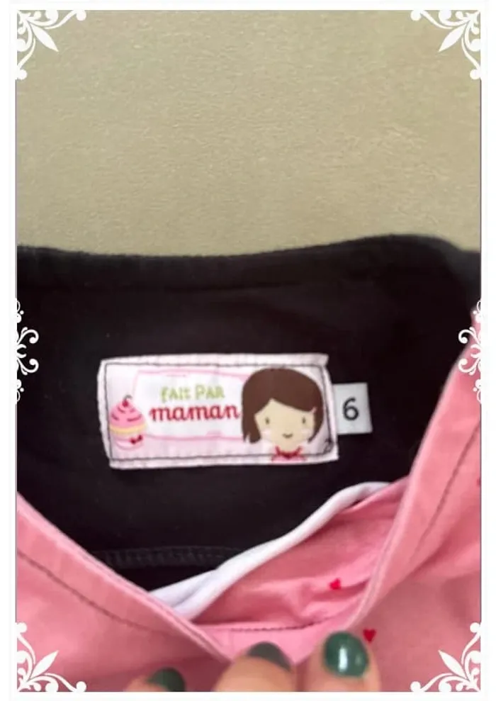 🎀 Pyjama Fille Fait Main – Taille 6 ans 🎀 - photo numéro 5