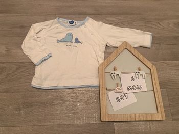 T-shirt manche longue blanc