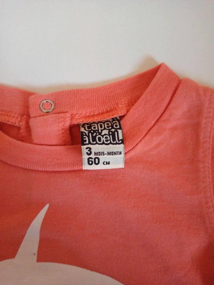 T-shirt 3 mois - photo numéro 2