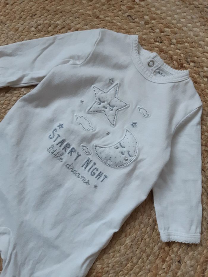 Pyjama fin mixte Kiabi 3 mois - photo numéro 2