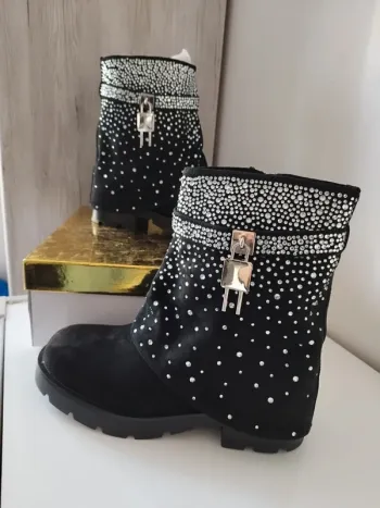 Bottines strass femme