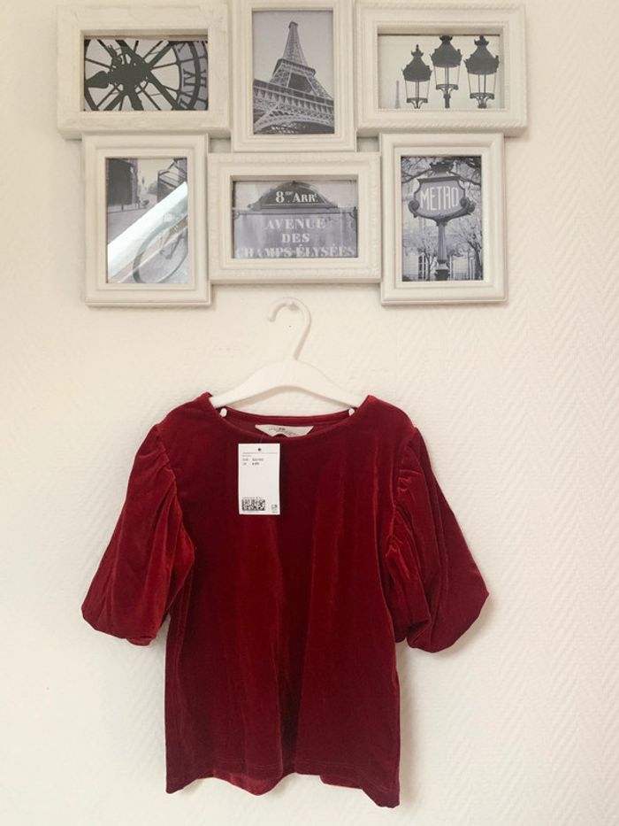 Magnifique ensemble en velours Rouge 😍 ideal pour Halloween 🩸 ou fêtes de noël 🎄 - photo numéro 2