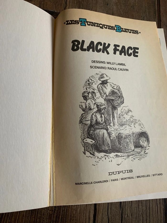 BD souple les tuniques bleues - black face 1983 numéro 20 - photo numéro 5
