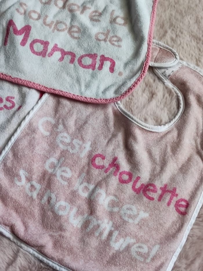 Lot 3 grand bavoirs - photo numéro 3