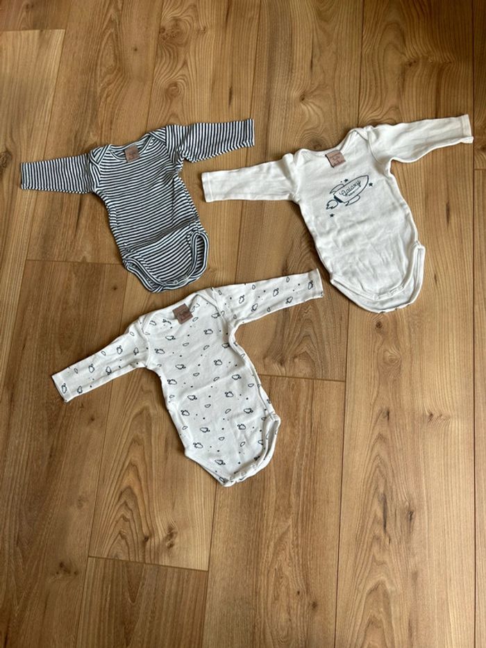 Lot de 3 bodys 3 mois