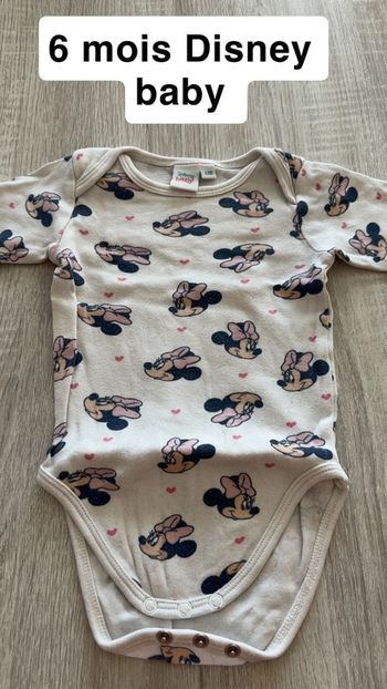 Body manches longues Minnie