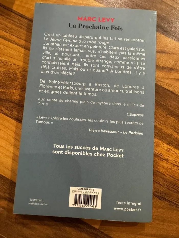 Livre La Prochaine fois - Marc Levy - photo numéro 2